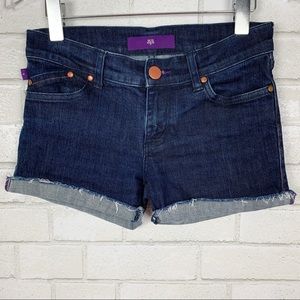 Victoria Beckham Cut-Off Denim Shorts Size: 25